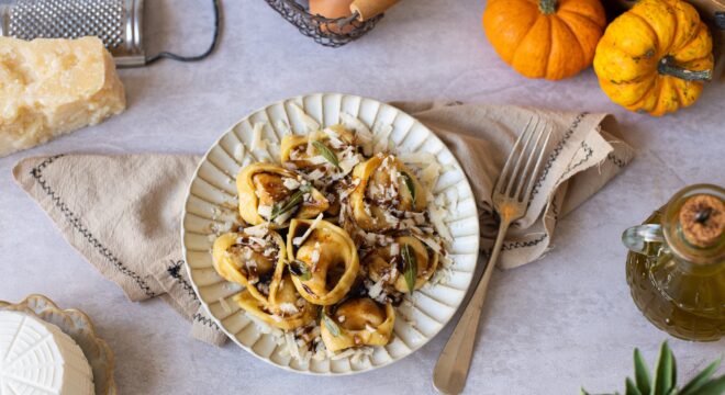 Ricotta and Pumpkin Stuffed Tortelli